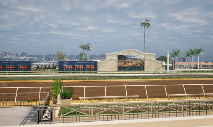 Del Mar Thoroughbred Club - Section Stretch Run Box 7 C Lvl 1 Seat View