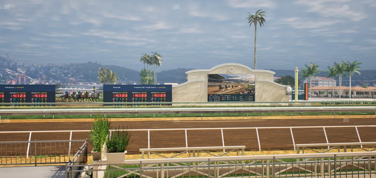 Del Mar Thoroughbred Club - Section Stretch Run Box 7 C Lvl 1 Seat View