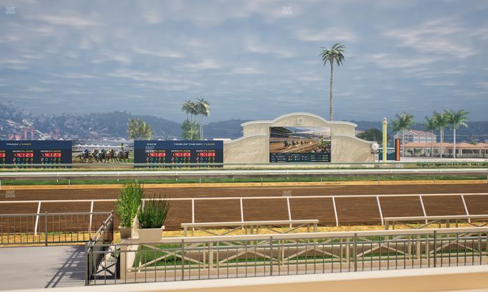 Del Mar Thoroughbred Club - Section Stretch Run Box 7 C Lvl 1 Seat View