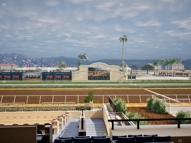 Del Mar Thoroughbred Club - Section Stretch Run Box 7 C Lvl 2 Seat View