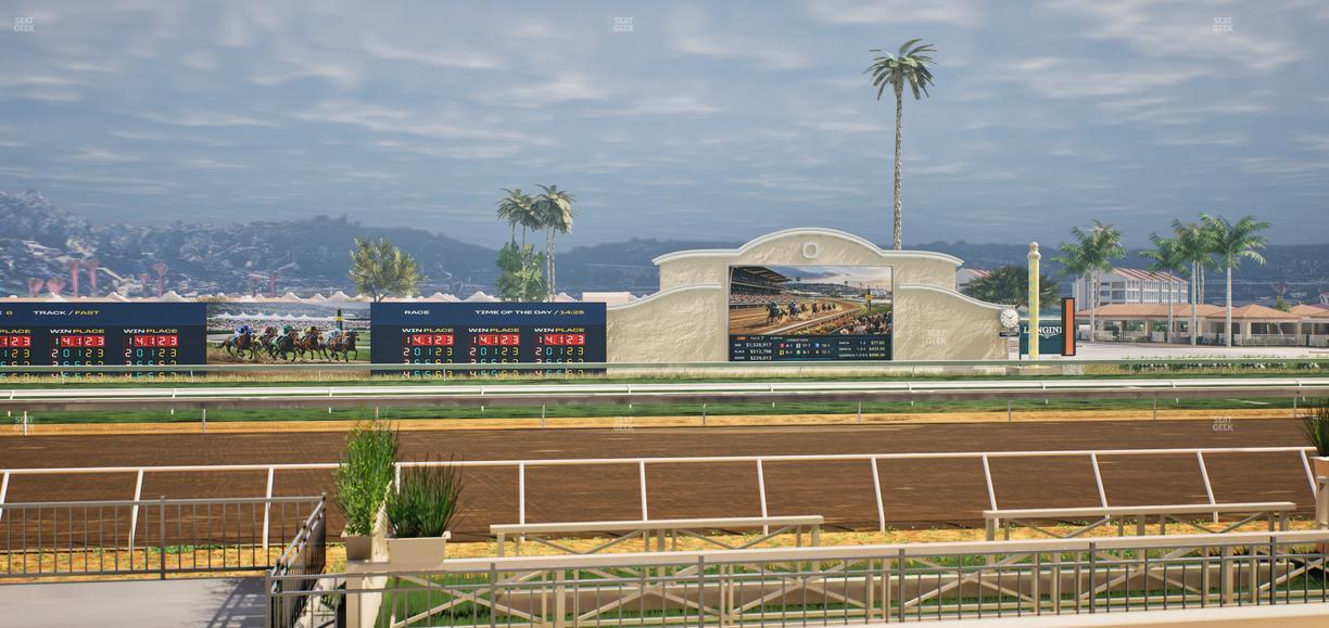 Del Mar Thoroughbred Club - Section Stretch Run Box 7 D Lvl 1 Seat View