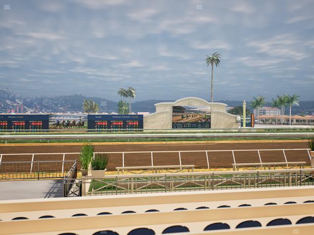 Del Mar Thoroughbred Club - Section Stretch Run Box 7 D Lvl 1 Seat View