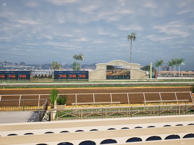 Del Mar Thoroughbred Club - Section Stretch Run Box 7 D Lvl 1 Seat View