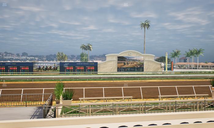Del Mar Thoroughbred Club - Section Stretch Run Box 7 D Lvl 1 Seat View