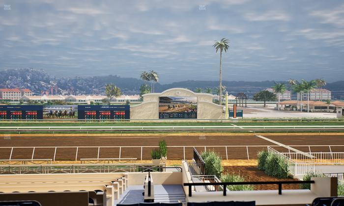 Del Mar Thoroughbred Club - Section Stretch Run Box 7 D Lvl 2 Seat View