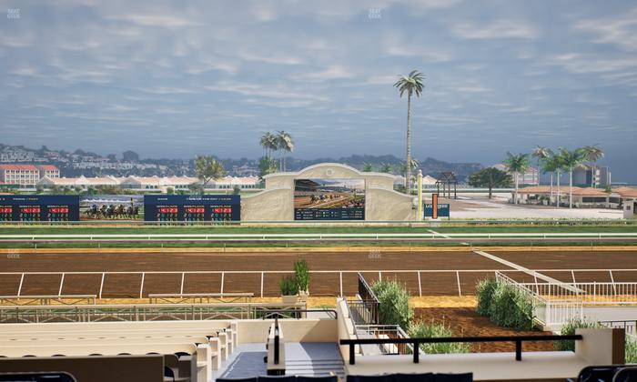 Del Mar Thoroughbred Club - Section Stretch Run Box 7 D Lvl 2 Seat View