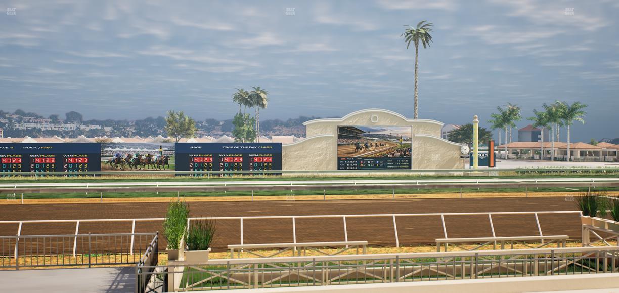 Del Mar Thoroughbred Club - Section Stretch Run Box 7 E Lvl 1 Seat View
