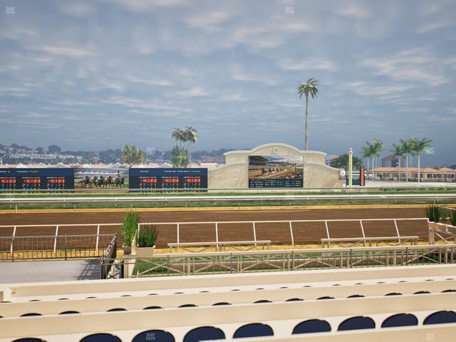 Del Mar Thoroughbred Club - Section Stretch Run Box 7 E Lvl 1 Seat View