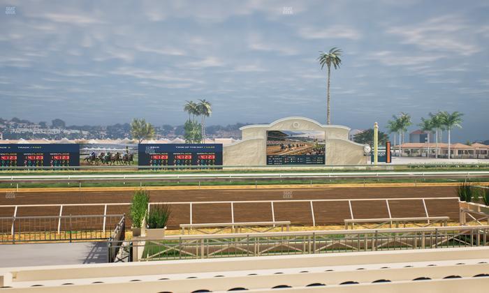 Del Mar Thoroughbred Club - Section Stretch Run Box 7 E Lvl 1 Seat View