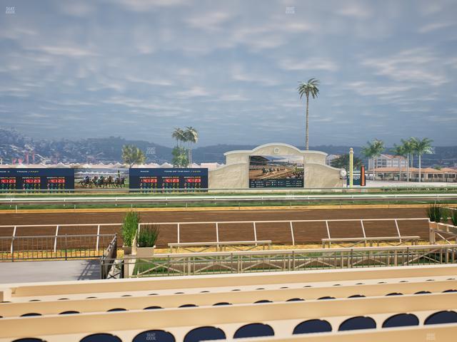 Del Mar Thoroughbred Club - Section Stretch Run Box 7 E Lvl 1 Seat View