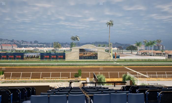 Del Mar Thoroughbred Club - Section Stretch Run Box 7 E Lvl 3 Seat View