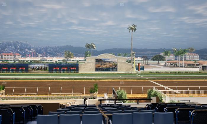 Del Mar Thoroughbred Club - Section Stretch Run Box 7 E Lvl 3 Seat View