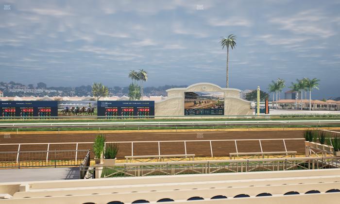 Del Mar Thoroughbred Club - Section Stretch Run Box 7 F Lvl 1 Seat View
