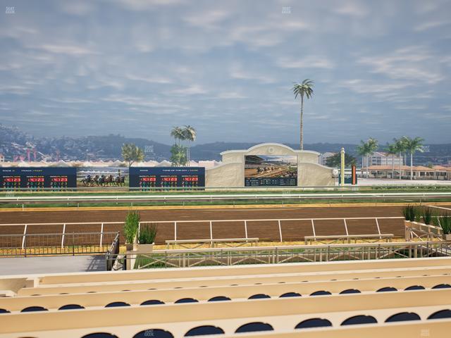 Del Mar Thoroughbred Club - Section Stretch Run Box 7 F Lvl 1 Seat View