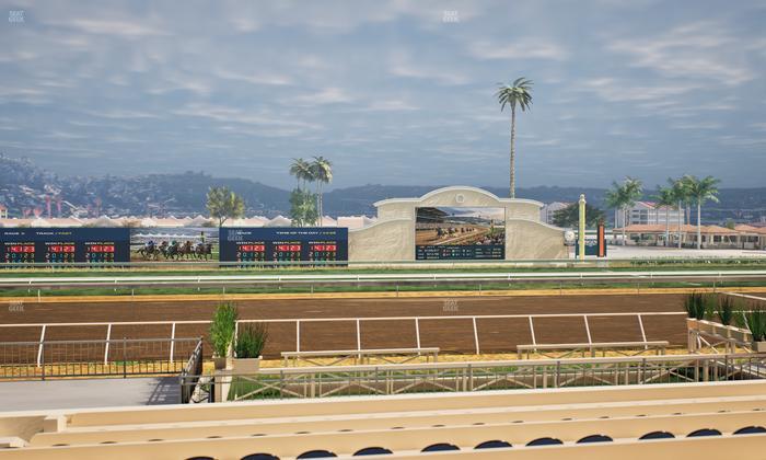 Del Mar Thoroughbred Club - Section Stretch Run Box 7 F Lvl 1 Seat View