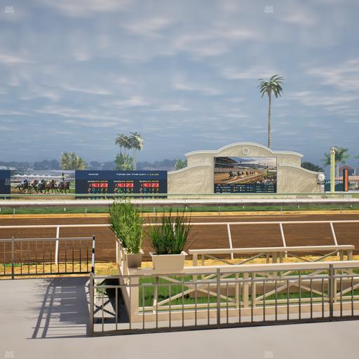 Del Mar Thoroughbred Club - Section Stretch Run Box 8 A Lvl 1 Seat View