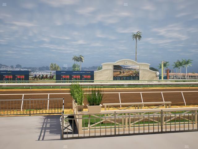 Del Mar Thoroughbred Club - Section Stretch Run Box 8 A Lvl 1 Seat View