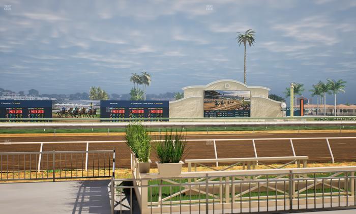 Del Mar Thoroughbred Club - Section Stretch Run Box 8 A Lvl 1 Seat View