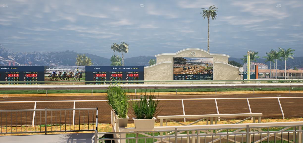 Del Mar Thoroughbred Club - Section Stretch Run Box 8 A Lvl 1 Seat View