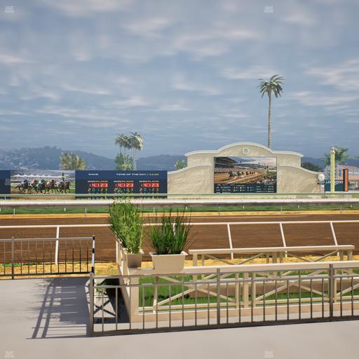 Del Mar Thoroughbred Club - Section Stretch Run Box 8 A Lvl 1 Seat View
