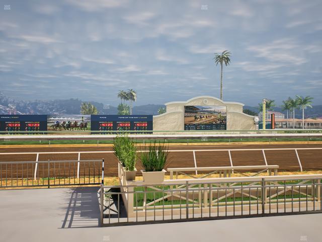 Del Mar Thoroughbred Club - Section Stretch Run Box 8 A Lvl 1 Seat View