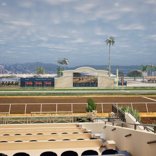 Del Mar Thoroughbred Club - Section Stretch Run Box 8 A Lvl 2 Seat View
