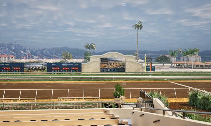 Del Mar Thoroughbred Club - Section Stretch Run Box 8 A Lvl 2 Seat View