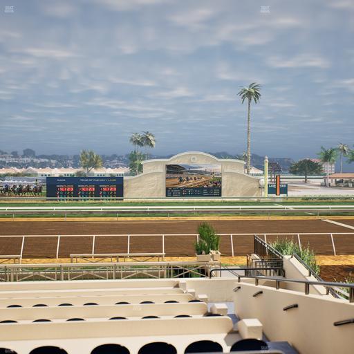 Del Mar Thoroughbred Club - Section Stretch Run Box 8 A Lvl 2 Seat View