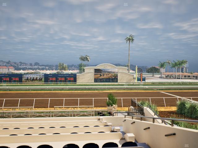 Del Mar Thoroughbred Club - Section Stretch Run Box 8 A Lvl 2 Seat View