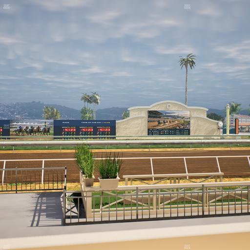 Del Mar Thoroughbred Club - Section Stretch Run Box 8 B Lvl 1 Seat View