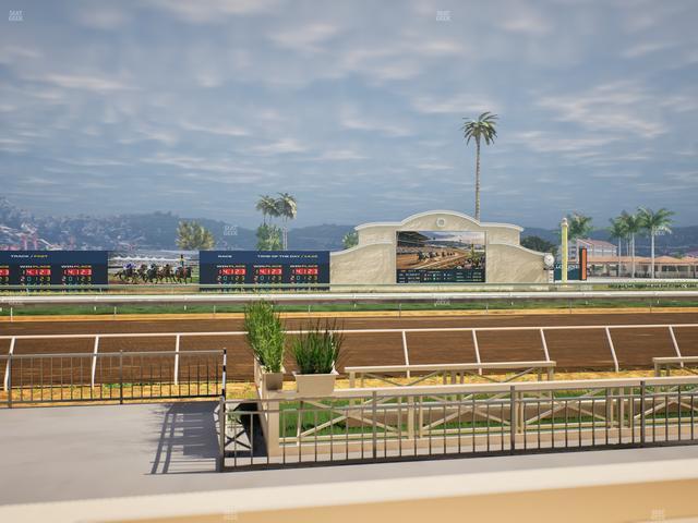 Del Mar Thoroughbred Club - Section Stretch Run Box 8 B Lvl 1 Seat View