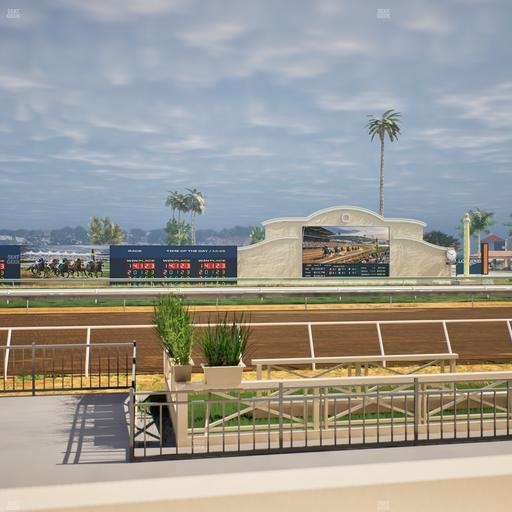 Del Mar Thoroughbred Club - Section Stretch Run Box 8 B Lvl 1 Seat View