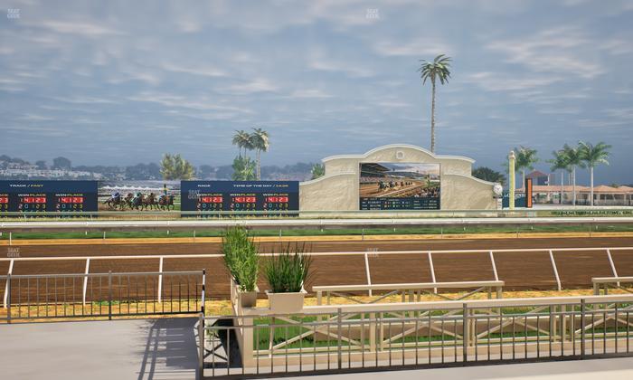Del Mar Thoroughbred Club - Section Stretch Run Box 8 B Lvl 1 Seat View