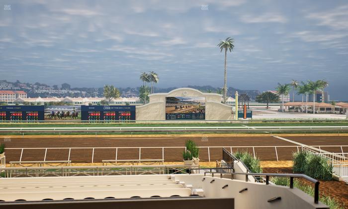 Del Mar Thoroughbred Club - Section Stretch Run Box 8 C Lvl 2 Seat View