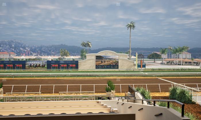 Del Mar Thoroughbred Club - Section Stretch Run Box 8 C Lvl 2 Seat View