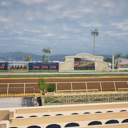 Del Mar Thoroughbred Club - Section Stretch Run Box 8 D Lvl 1 Seat View