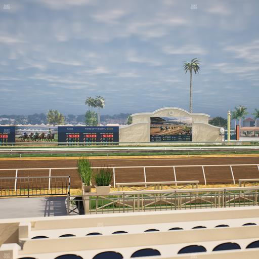 Del Mar Thoroughbred Club - Section Stretch Run Box 8 D Lvl 1 Seat View
