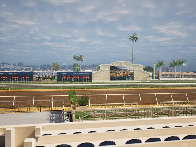 Del Mar Thoroughbred Club - Section Stretch Run Box 8 D Lvl 1 Seat View