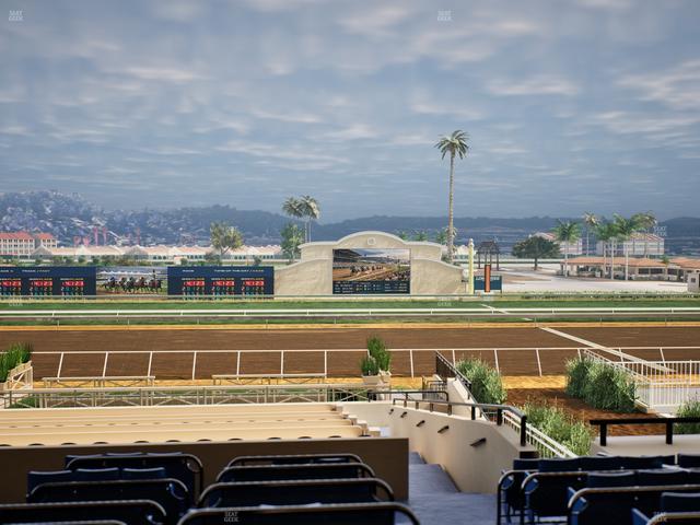 Del Mar Thoroughbred Club - Section Stretch Run Box 8 D Lvl 2 Seat View