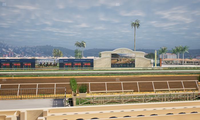 Del Mar Thoroughbred Club - Section Stretch Run Box 8 E Lvl 1 Seat View