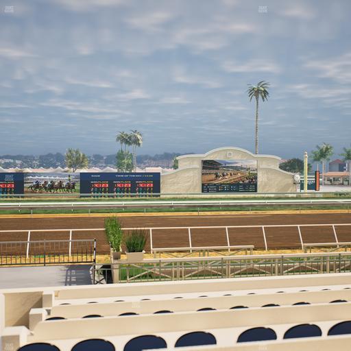 Del Mar Thoroughbred Club - Section Stretch Run Box 8 E Lvl 1 Seat View