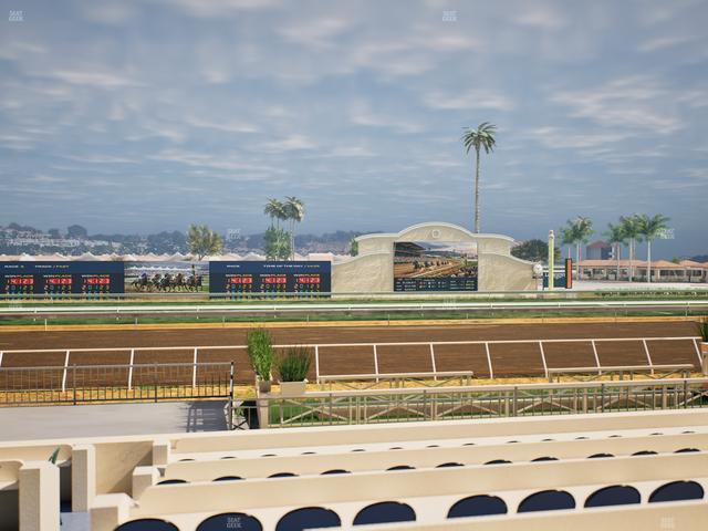 Del Mar Thoroughbred Club - Section Stretch Run Box 8 E Lvl 1 Seat View
