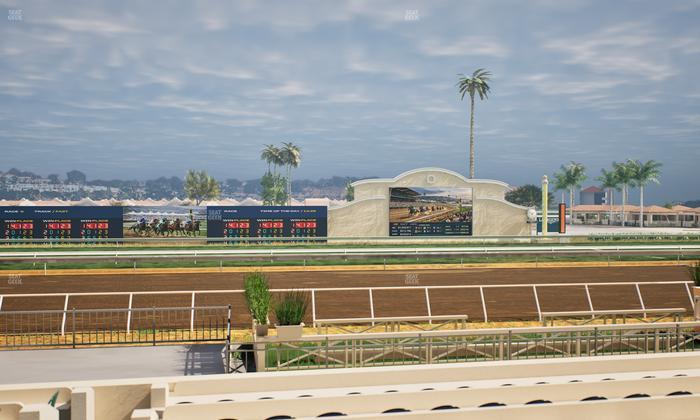 Del Mar Thoroughbred Club - Section Stretch Run Box 8 E Lvl 1 Seat View