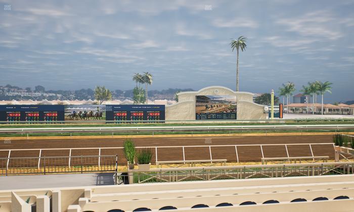 Del Mar Thoroughbred Club - Section Stretch Run Box 8 F Lvl 1 Seat View