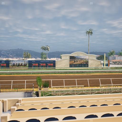 Del Mar Thoroughbred Club - Section Stretch Run Box 8 F Lvl 1 Seat View