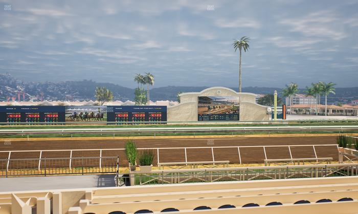 Del Mar Thoroughbred Club - Section Stretch Run Box 8 F Lvl 1 Seat View