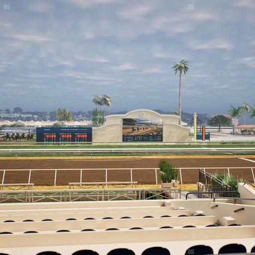 Del Mar Thoroughbred Club - Section Stretch Run Box 9 A Lvl 2 Seat View
