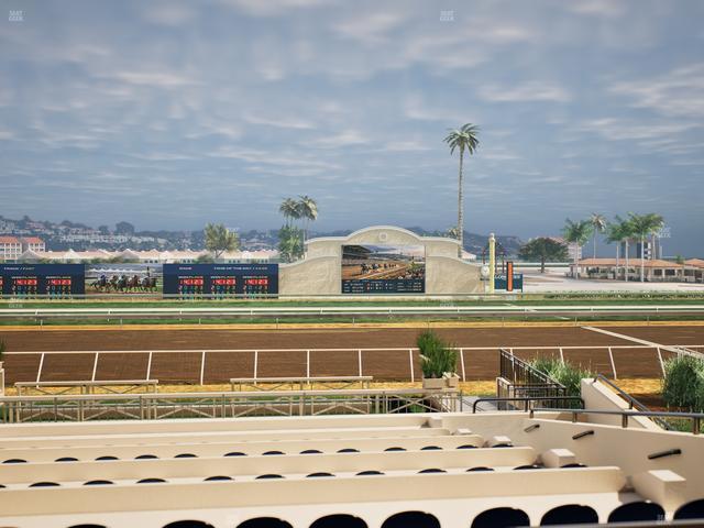 Del Mar Thoroughbred Club - Section Stretch Run Box 9 A Lvl 2 Seat View