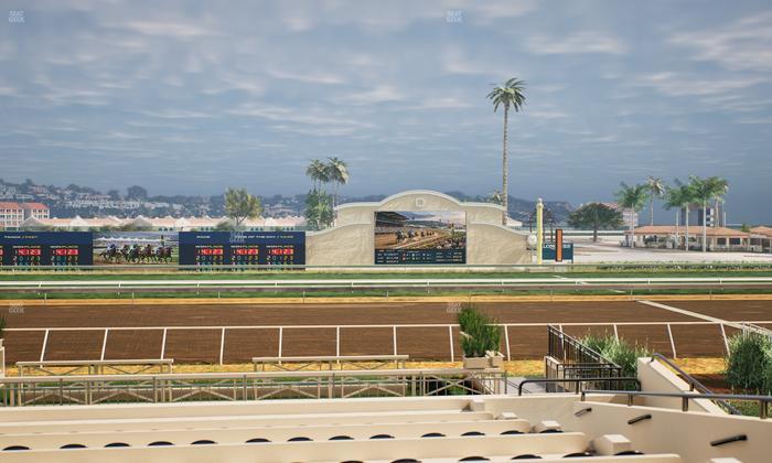 Del Mar Thoroughbred Club - Section Stretch Run Box 9 A Lvl 2 Seat View