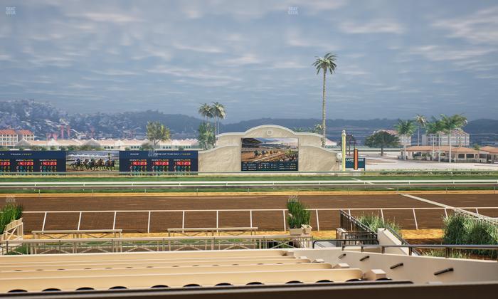 Del Mar Thoroughbred Club - Section Stretch Run Box 9 B Lvl 2 Seat View